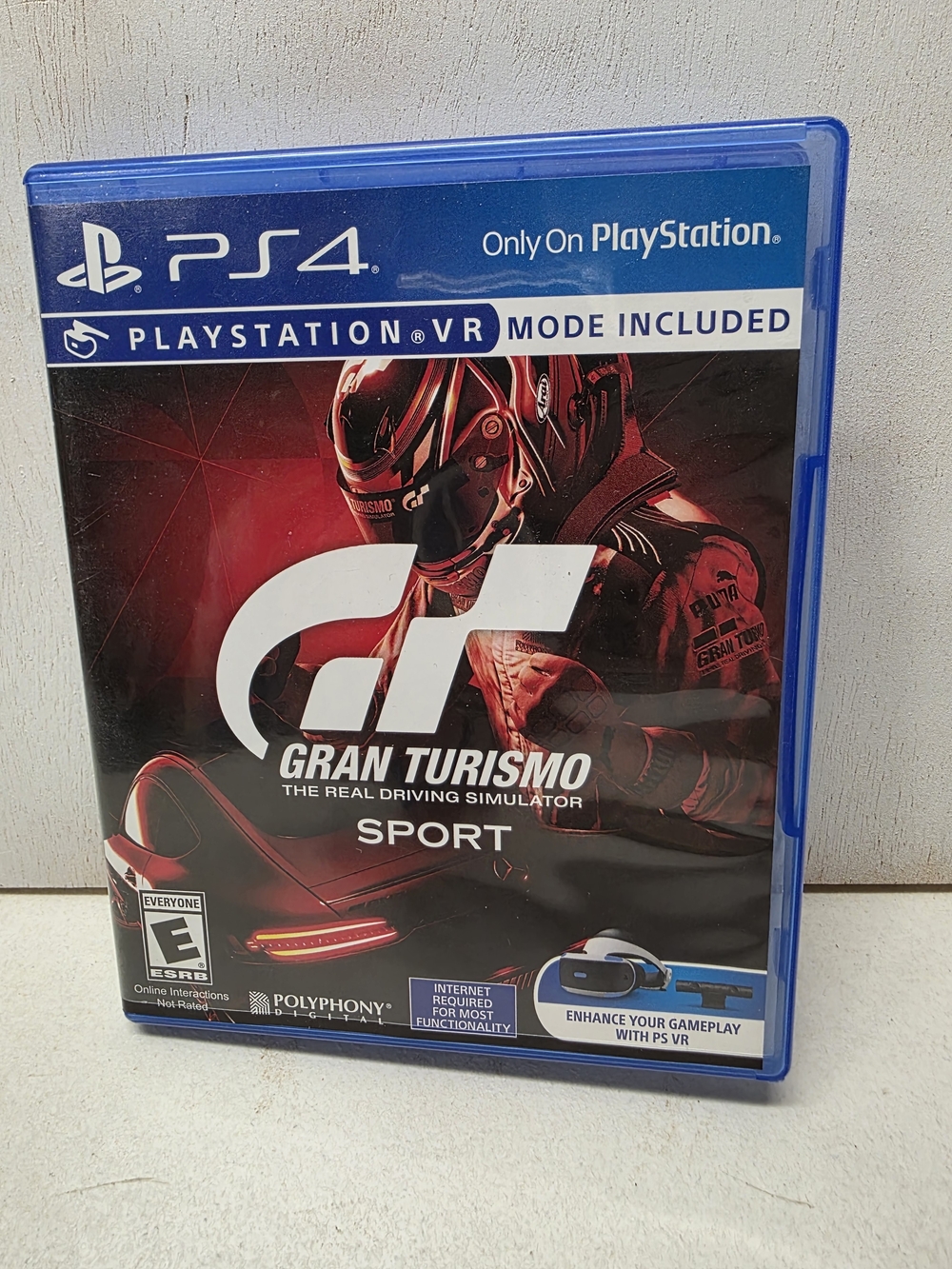 Gran Turismo Sport PS4 PlayStation 4 PSVR Compatible Racing Game Tested Works
